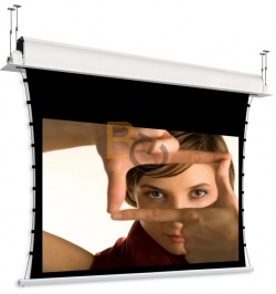Ekran do zabudowy z napinaczami Adeo Tensio Classic Incell 145x82 cm (16:9) + projektor