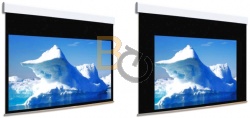 Ekran elektryczny Adeo Biformat BE z czarną ramką 300 cm