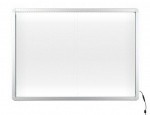 Gablota wewnętrzna 2x3 z przesuwanymi drzwiami model 1 12xA4 (138x68cm) - lakierowana z oświetleniem LED