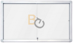 Gablota wewnętrzna 2x3 z przesuwanymi drzwiami model 1 18xA4 (141x101cm) - lakierowana
