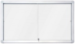 Gablota wewnętrzna 2x3 z przesuwanymi drzwiami model 1 18xA4 (141x101cm) - lakierowana