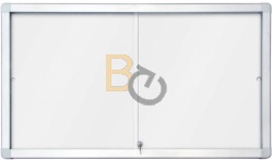 Gablota wewnętrzna 2x3 z przesuwanymi drzwiami model 1 8xA4 (97x70cm) - lakierowana