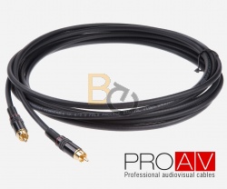 Kabel ProAV Professional Composite 1xRCA <-> 1xRCA 100m