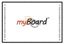 Tablica interaktywna myBoard Black 2C 85