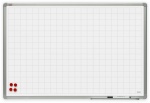 Tablica suchościeralna w kratkę 2x3 OfficeBoard 180x120cm lakierowana, magnetyczna