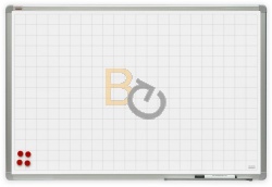Tablica suchościeralna w kratkę 2x3 OfficeBoard 90x60cm ceramiczna, magnetyczna
