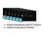 Zestaw interaktywny 35000 PLN #3 / Aktywna tablica 2023 6x monitor Avtek TS 7 Mate 65 (65 cali, 4K) + 6x aplikacja terapeutyczna EduBoty