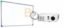 Zestaw interaktywny - Tablica DualBoard 1279 + projektor NEC V260X + uchwyt sufitowy + kabel HDMI