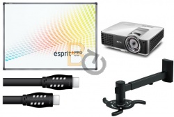Zestaw interaktywny dla szkół EDU Pro: Tablica Esprit PP + projektor Benq MX808ST  + warianty