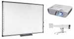Zestaw interaktywny - tablica interaktywna Avtek TT-BOARD 80 Pro (4:3)+ projektor ViewSonic PS501X  + uchwyt
