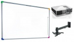 Zestaw interaktywny - tablica interaktywna Interwrite DualBoard 1289 (16:10)+ projektor Benq MW809ST + warianty