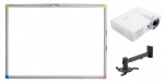 Zestaw interaktywny - tablica interaktywna Interwrite Touch Board PLUS 1088 (16:10) + projektor Optoma W308STe  + warianty